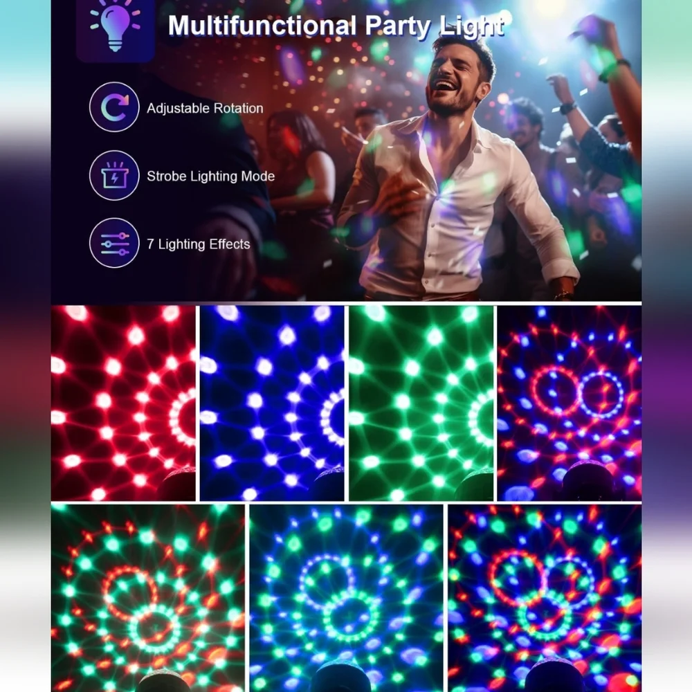 🪩Luditek Led Party Light Disco Ball